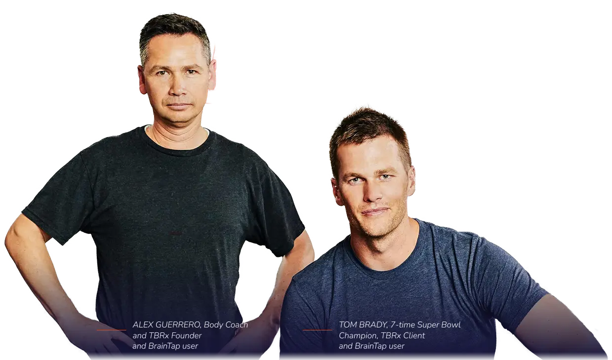 Alex Guerrero and Tom Brady