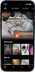 BrainTap App on phone